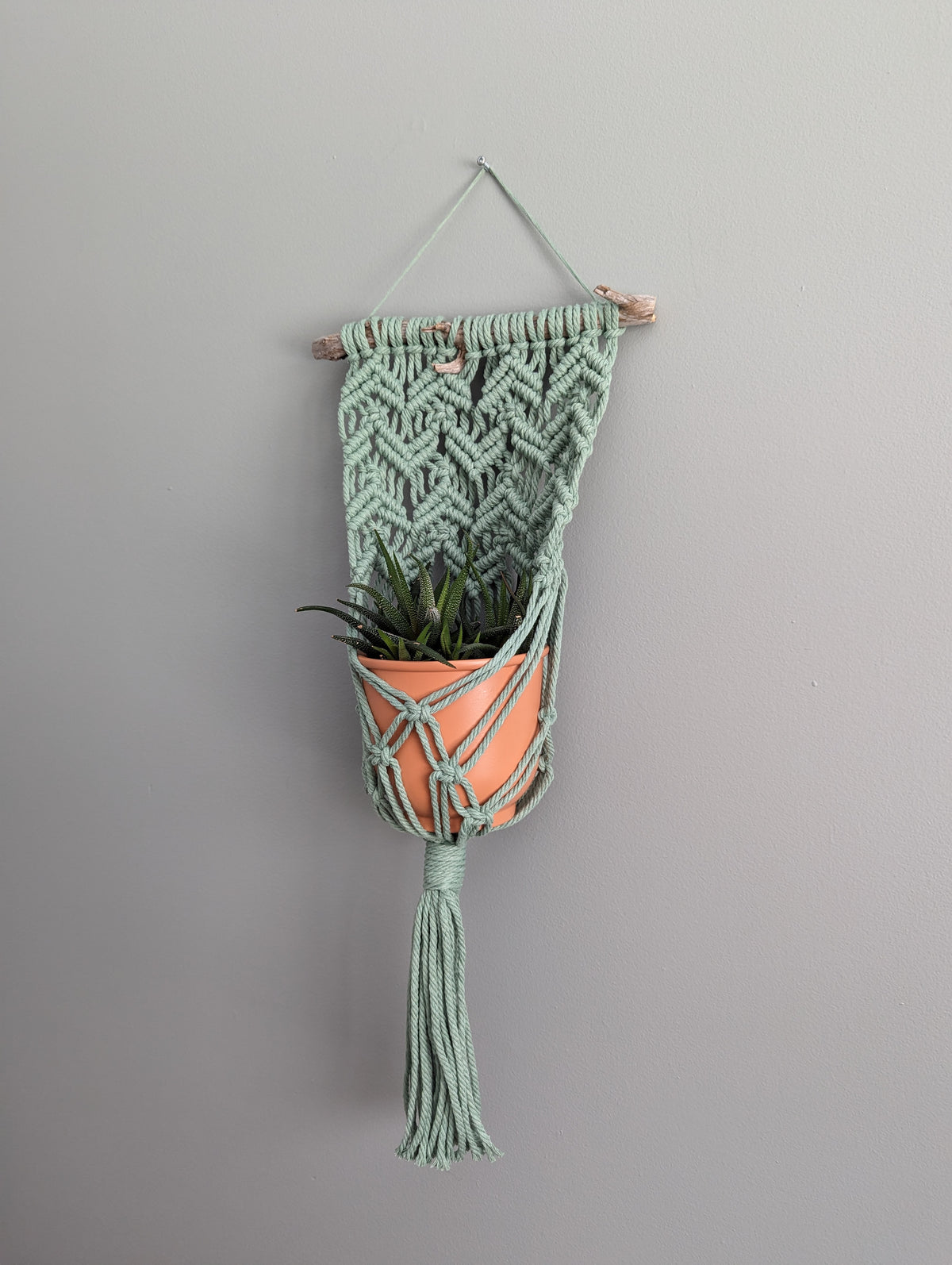 Macrame Wall Plant Hanger Pattern (not a full kit)