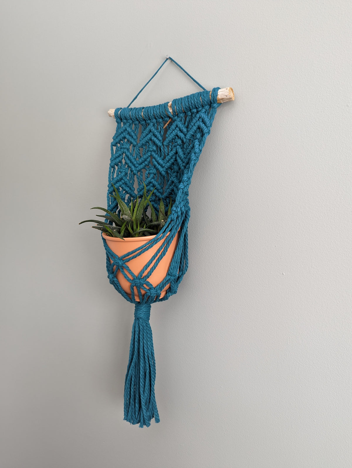 Macrame Wall Plant Hanger Pattern (not a full kit)