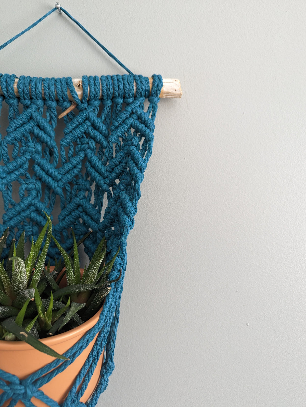 Macrame Wall Plant Hanger Pattern (not a full kit)