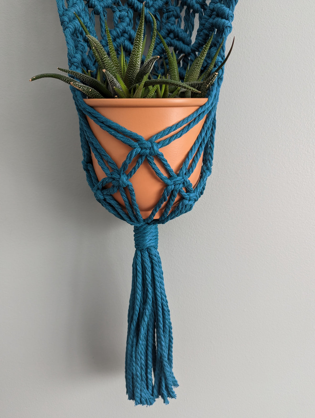 Macrame Wall Plant Hanger Pattern (not a full kit)