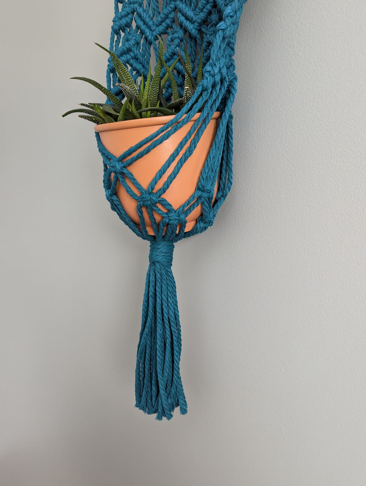 Macrame Wall Plant Hanger Pattern (not a full kit)