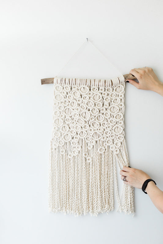 Macrame Bubbles Wall Hanging String Theories Fiber Design