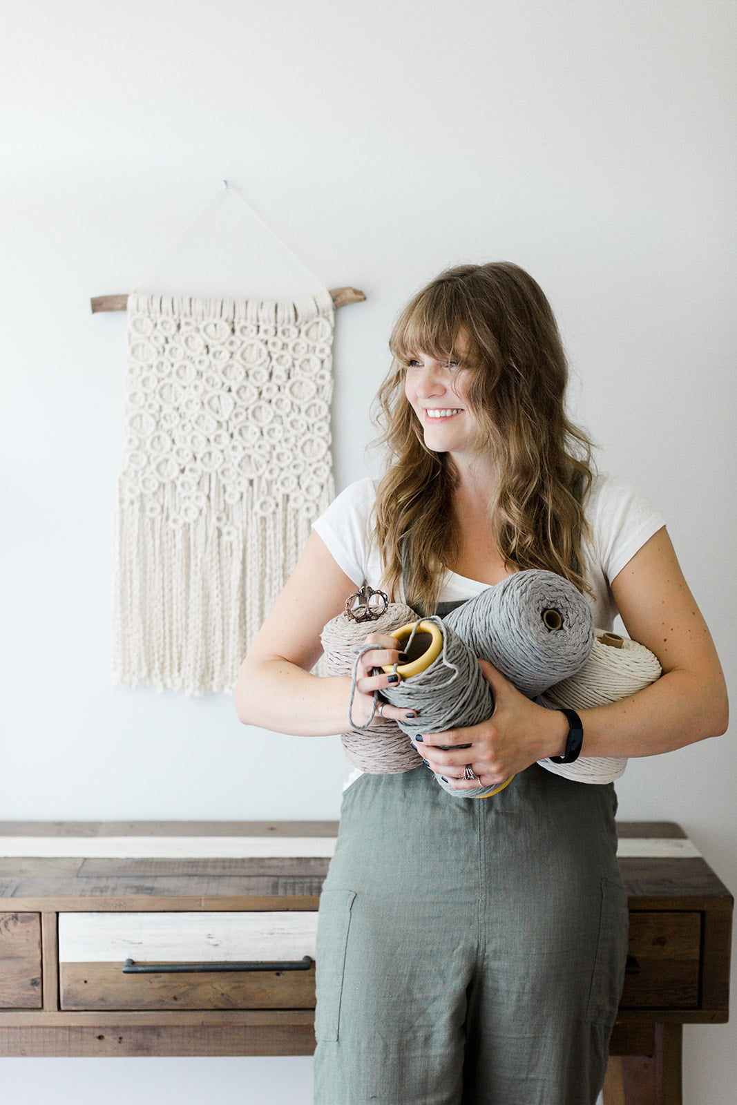 Macrame Bubbles Wall Hanging String Theories Fiber Design