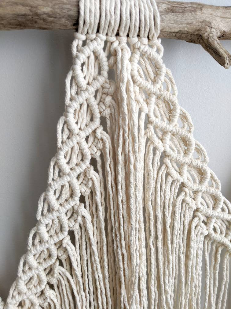 Extra Large Macrame Wall Hanging String Theories Fiber Design