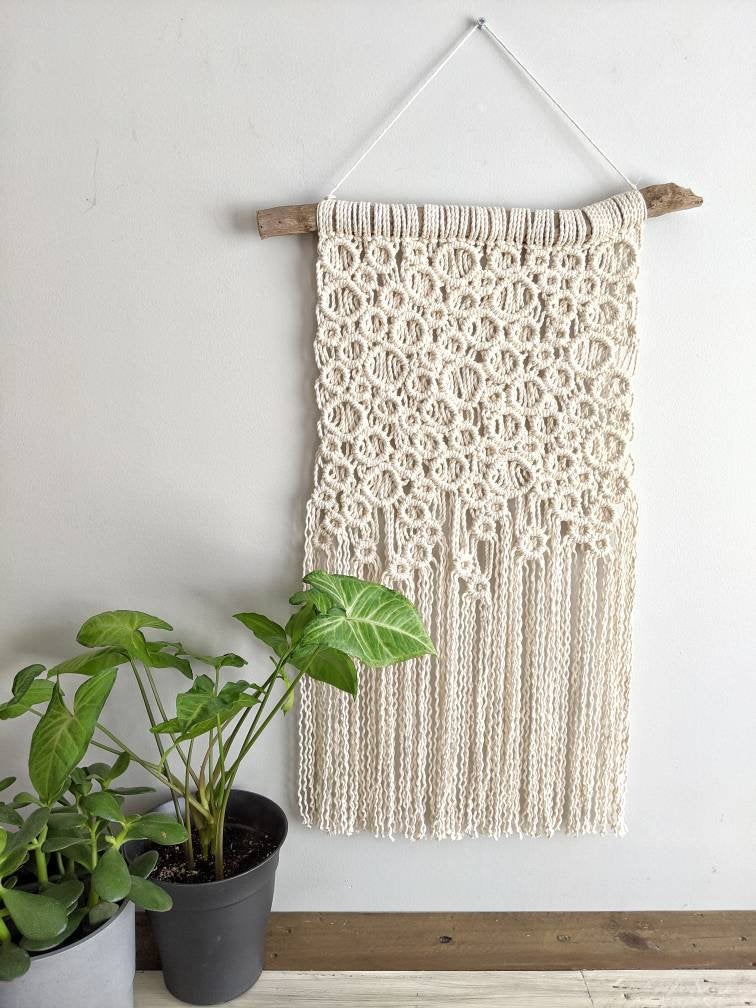 Macrame Bubbles Wall Hanging String Theories Fiber Design