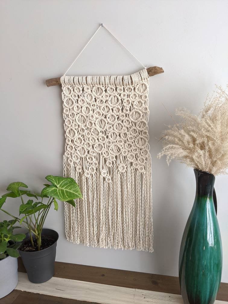 Macrame Bubbles Wall Hanging String Theories Fiber Design