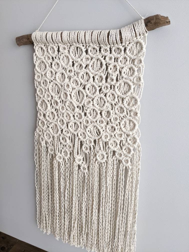 Macrame Bubbles Wall Hanging String Theories Fiber Design