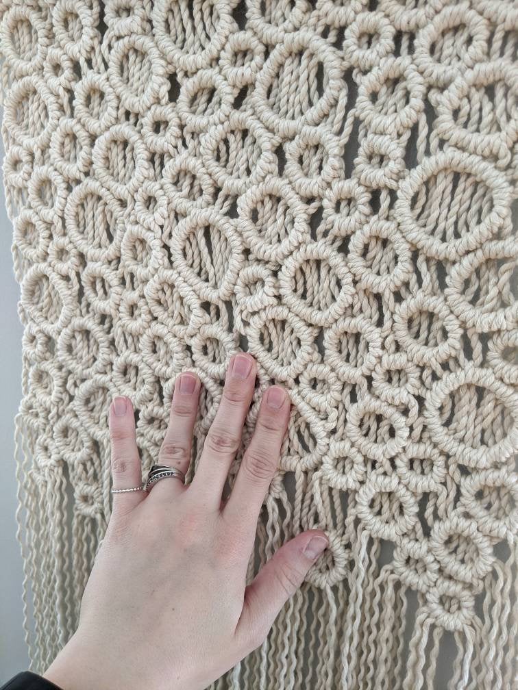 Macrame Bubbles Wall Hanging String Theories Fiber Design