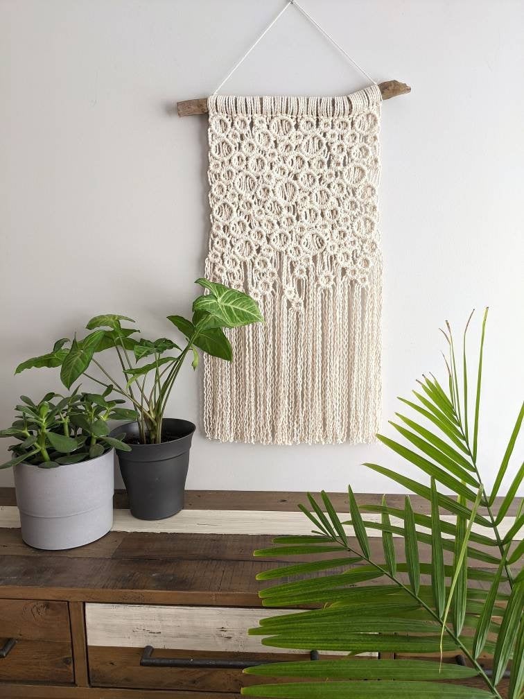 Macrame Bubbles Wall Hanging String Theories Fiber Design