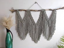 Load image into Gallery viewer, Macrame Wall Hanging - Triple Fringe
