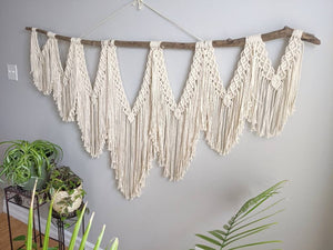 Extra Large Statement Macrame Wall Hanging Tapestry String Theories Fiber Design