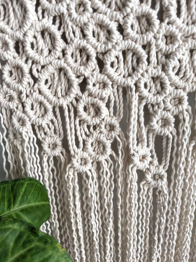 Macrame Bubbles Wall Hanging String Theories Fiber Design