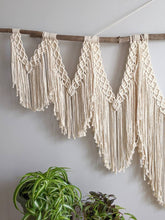 Load image into Gallery viewer, Extra Large Statement Macrame Wall Hanging Tapestry String Theories Fiber Design
