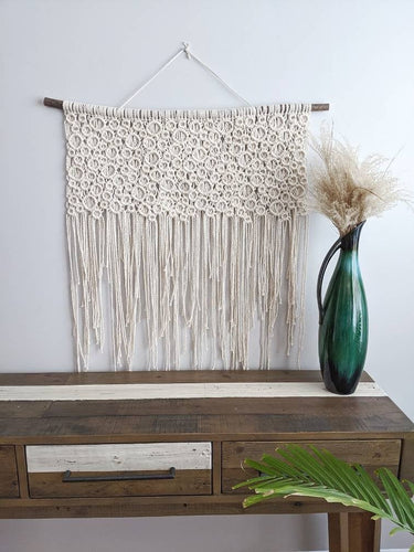 Extra Large Macrame Bubbles Wall Hanging String Theories Fiber Design